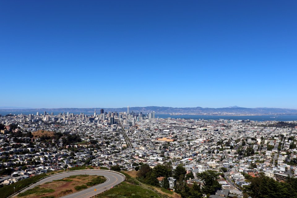 View of San Francisco from Twin Peaks