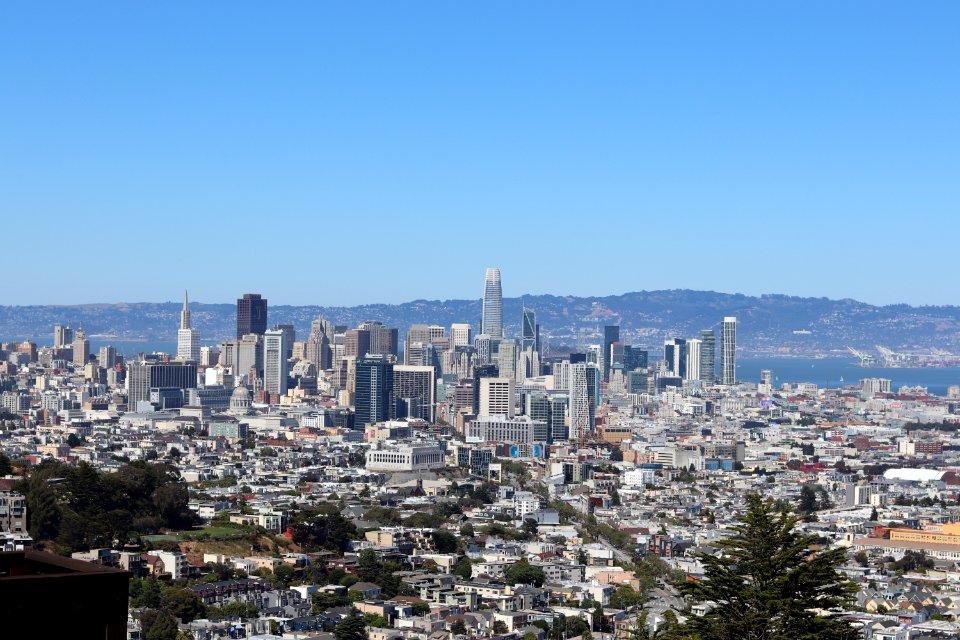 View of San Francisco from Twin Peaks