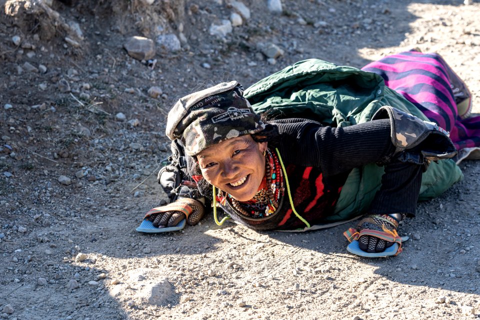 Mt.Kailash prostrating
