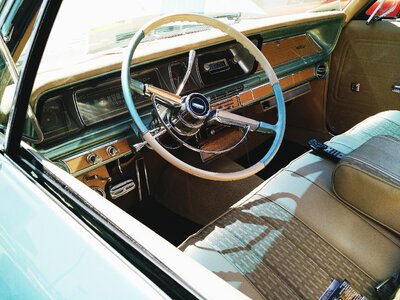 Steer car retro auro