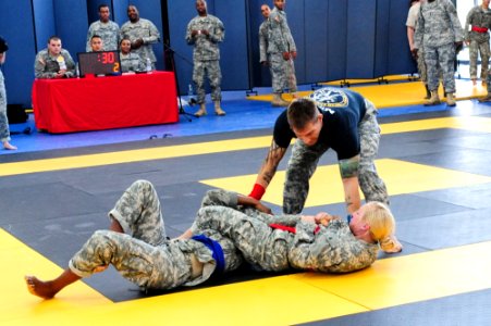 Arm-bar win