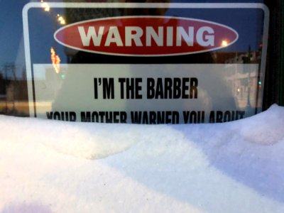 Stay Away From the Barber photo
