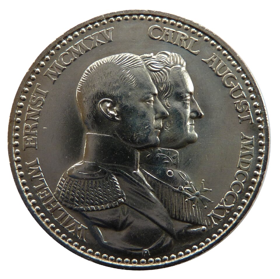 Numismatics face metal