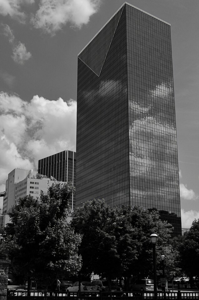 Cityscape architecture downtown