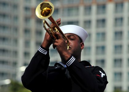 Music trumpet instrument photo