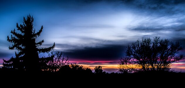 Sunset sky cloud photo