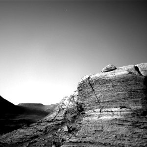 A rock on Mars photo