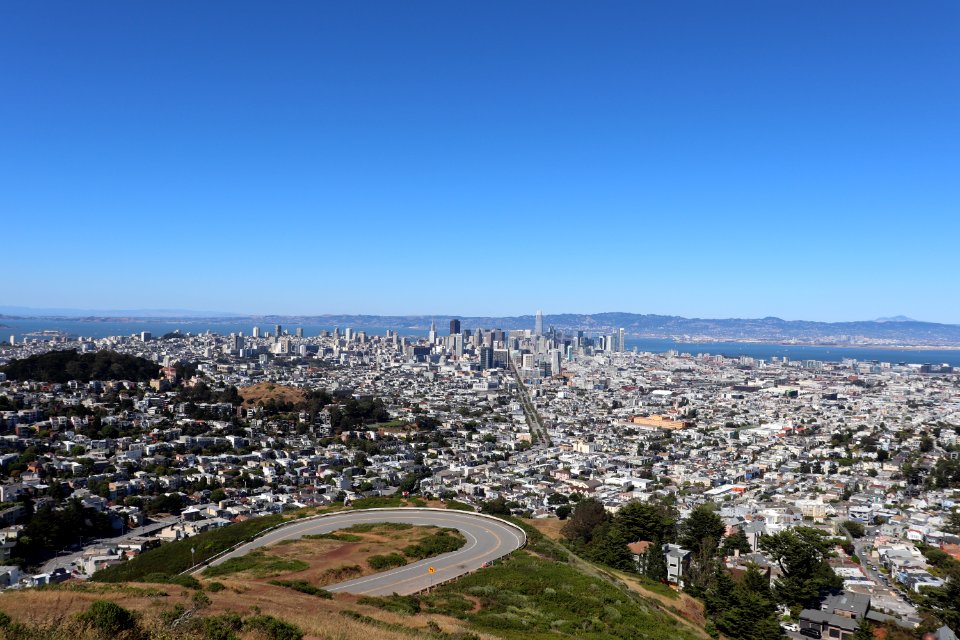 View of San Francisco from Twin Peaks