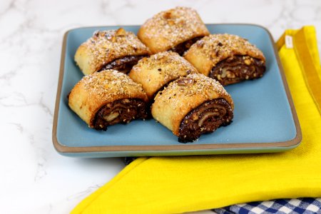 Yotam Ottolenghi’s Nutella, Hazelnut and Sesame Seeds Rolls