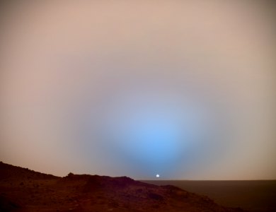 Sunset on Mars photo