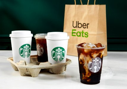 Starbucks Uber Eats photo