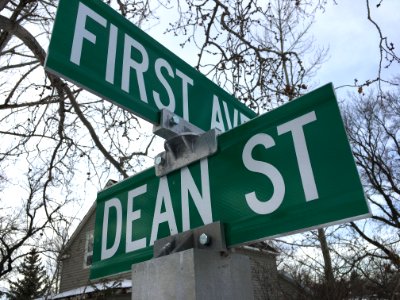 Hanging at First and Dean