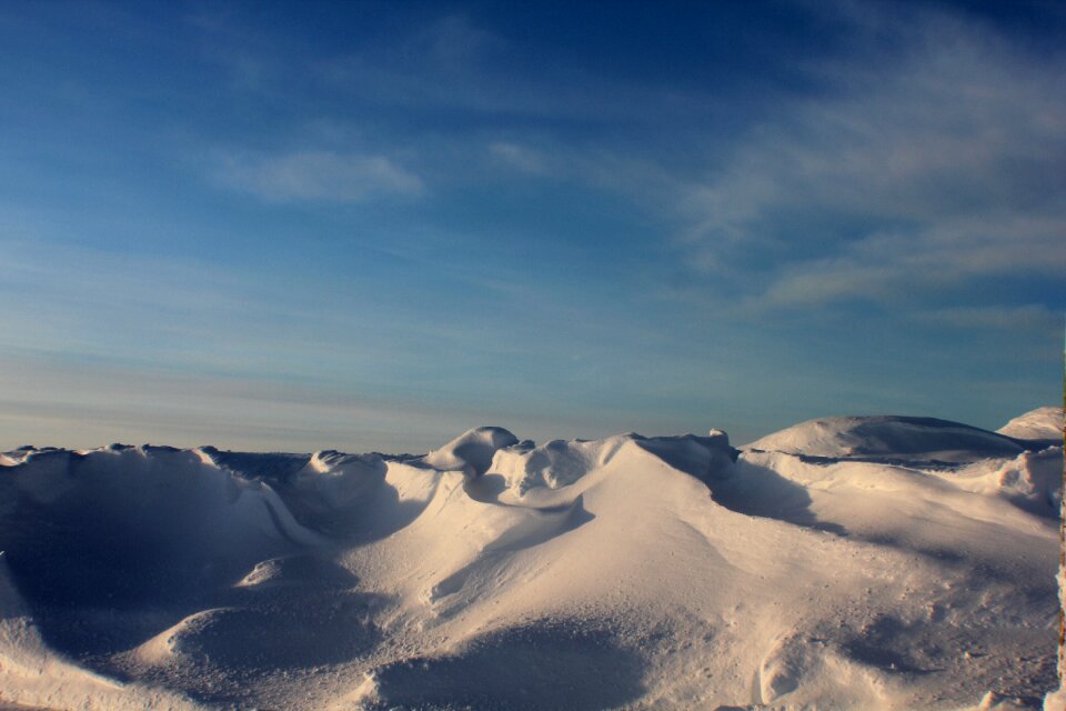 Mountain cold season photo