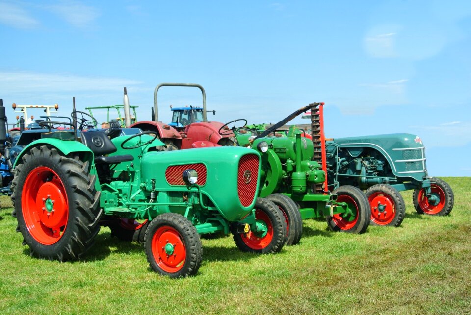 Tractors farm arable