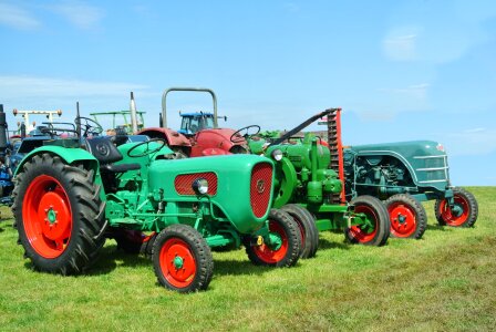 Tractors farm arable
