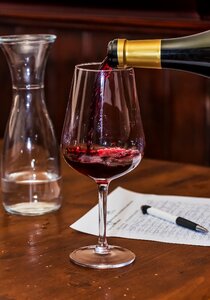 Red wine drink alcohol photo