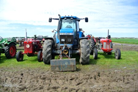 Tractors farm arable