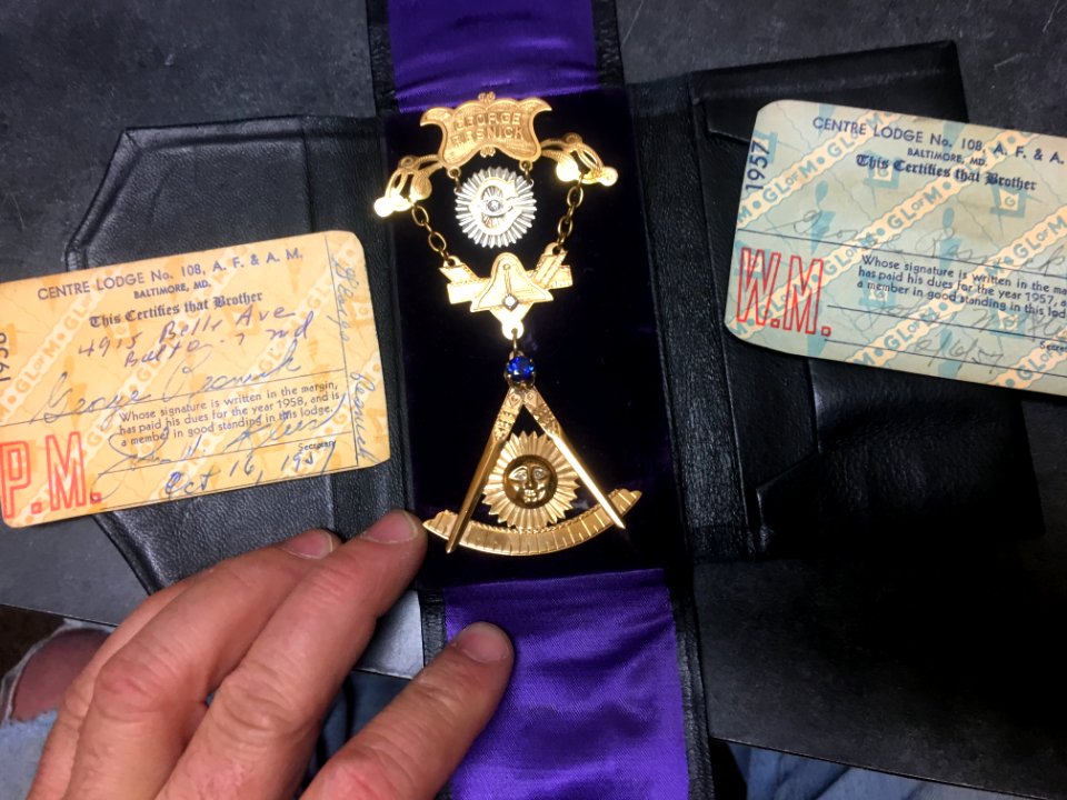 Uncle George's Masonic Metal and Cards