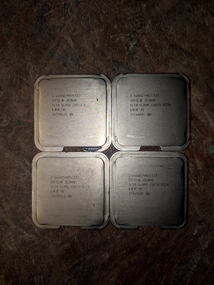 Xeon 5150 Conroe Possible Heatspreaders