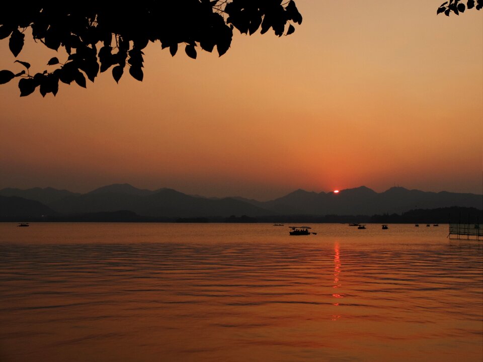 Landscape china wind lake