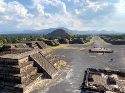 Teotihuacán, from the Pyramid of the Moon photo