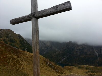 Peak summit nature photo