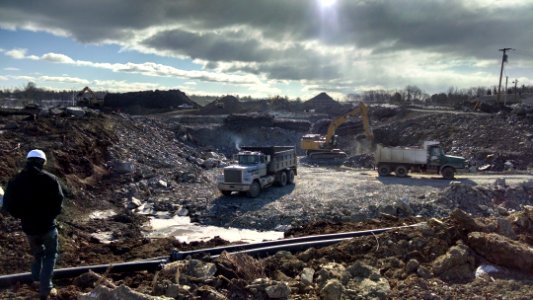 Howland Bypass construction site