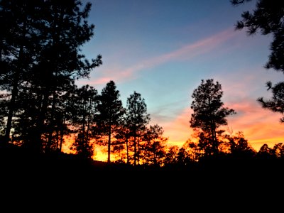 The Glow Over the Top of the Hill