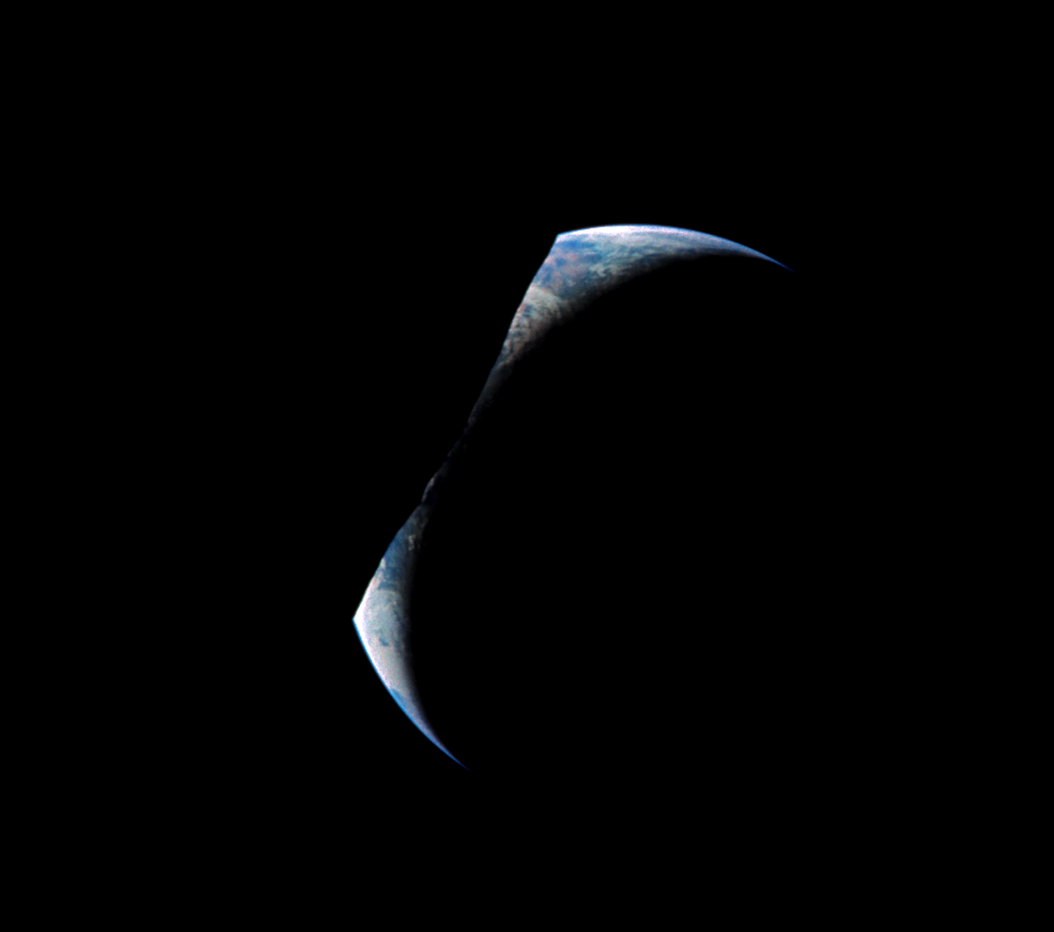 Earth beyond the Moon as seen by the Apollo 17 Astronauts