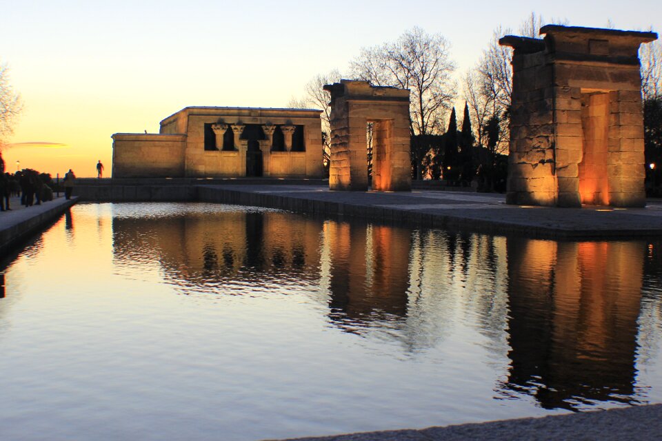 Landscape temple of debod completo de debod temple