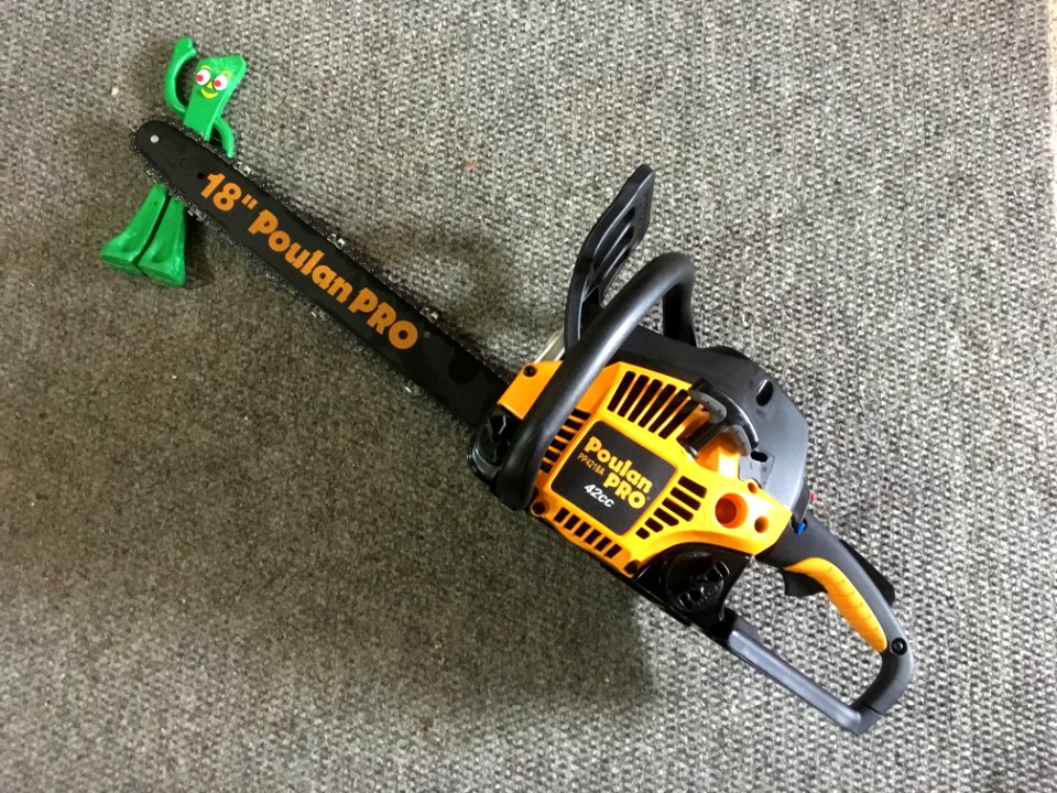 Happiness is a new Chain Saw