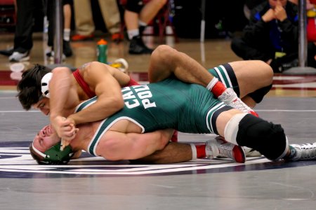 141lbs Real Woods (Stanford) fall Jake Ryan (Cal Poly)