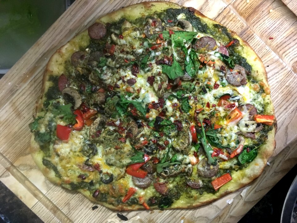 Tonight's Glorious Pizza