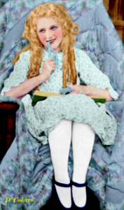 Mary Pickford Colorized photo