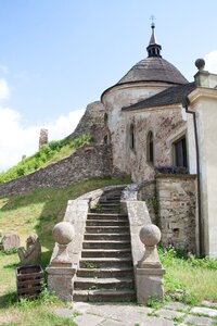 Castle stairs ruins