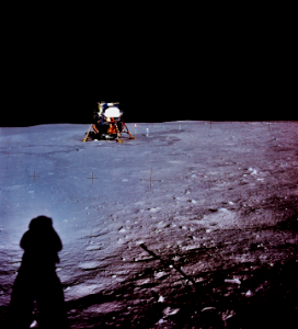 Lunar Selfie by Apollo 11 Astronaut Neil Armstrong photo