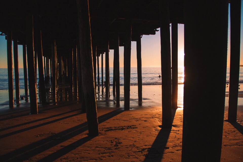 Underneath sunset sunrise