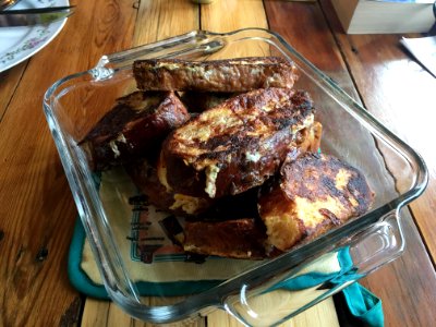 Yesterday's Challah is Today's French Toast photo