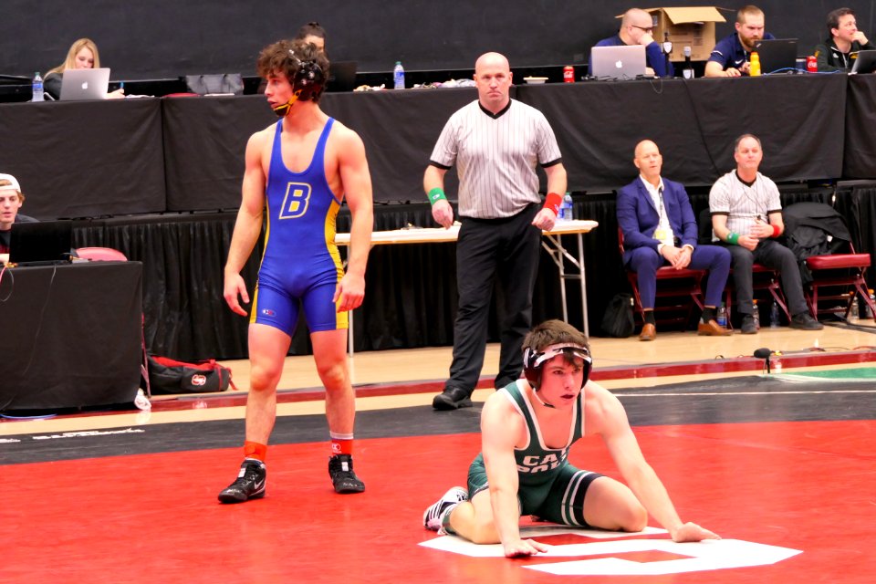 133lbs Chance Rich (CSUB) dec Cole Reyes (Cal Poly)