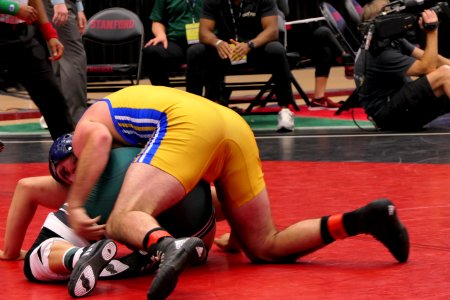 3rd Place-285lbs Jarrod Snyder (Cal State Bakersfield) dec Sam Aguillar (Cal Poly)