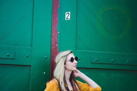 Sunglasses people model