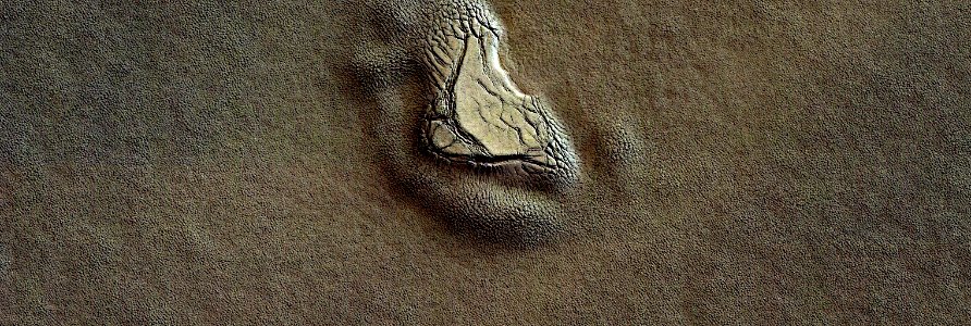 Mars - Relief near South Pole photo