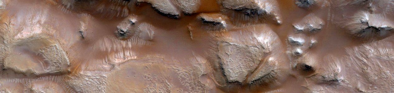 Mars - Gorgonum Chaos Mesa Slopes photo