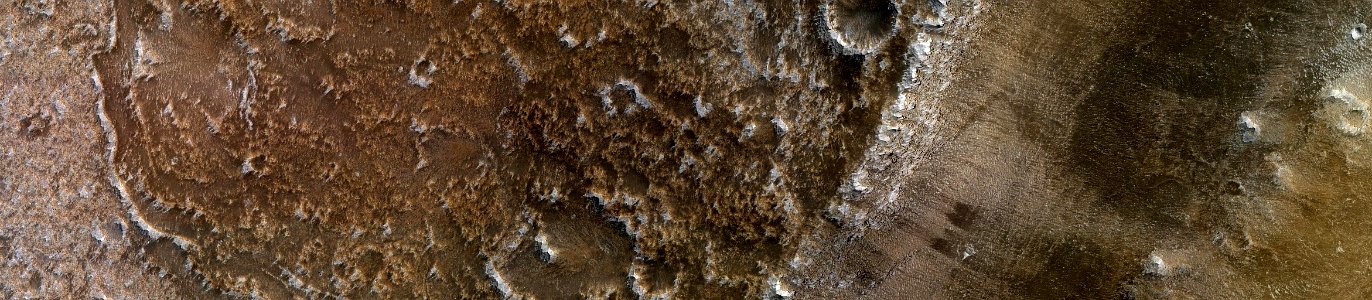 Mars - Layers in Syria Planum Pit photo