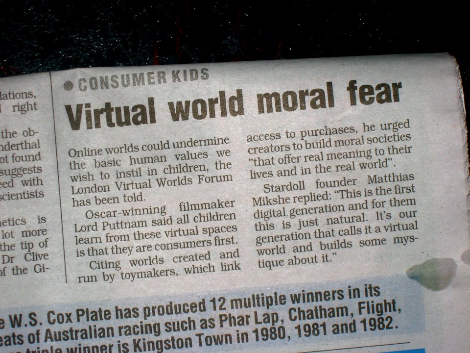 A Little Moral Panic, Please