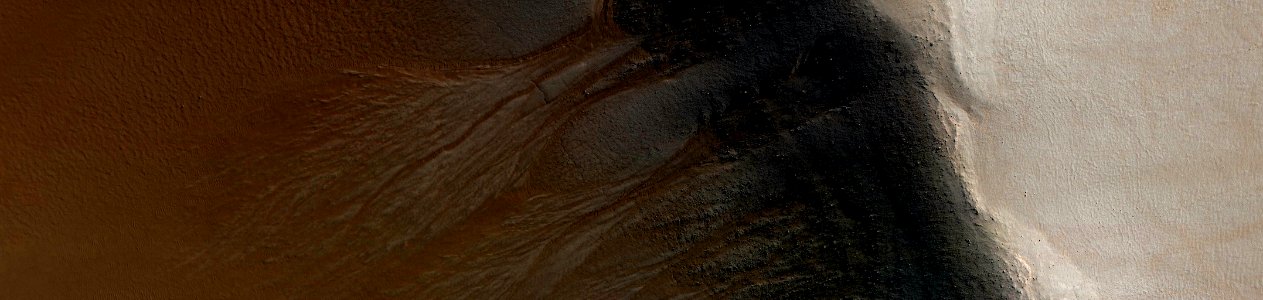 Mars - Slopes in Terra Cimmeria photo