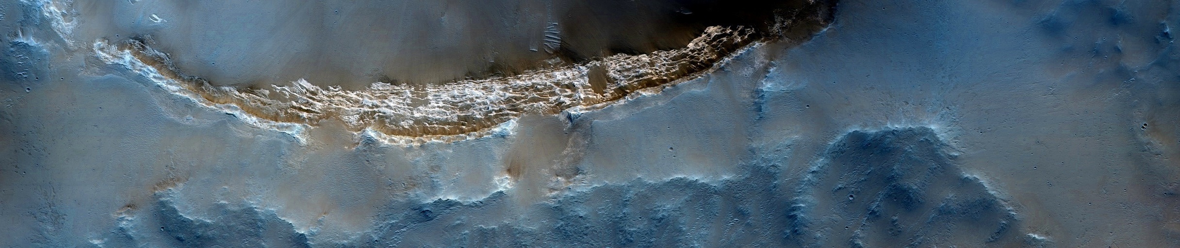 Mars - Crater in Meridiani Planum