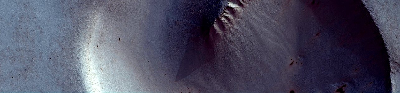 Mars - Gullies in Walls of South Polar Pits photo