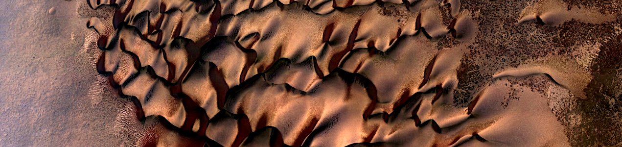 Mars - Dunes in Crater