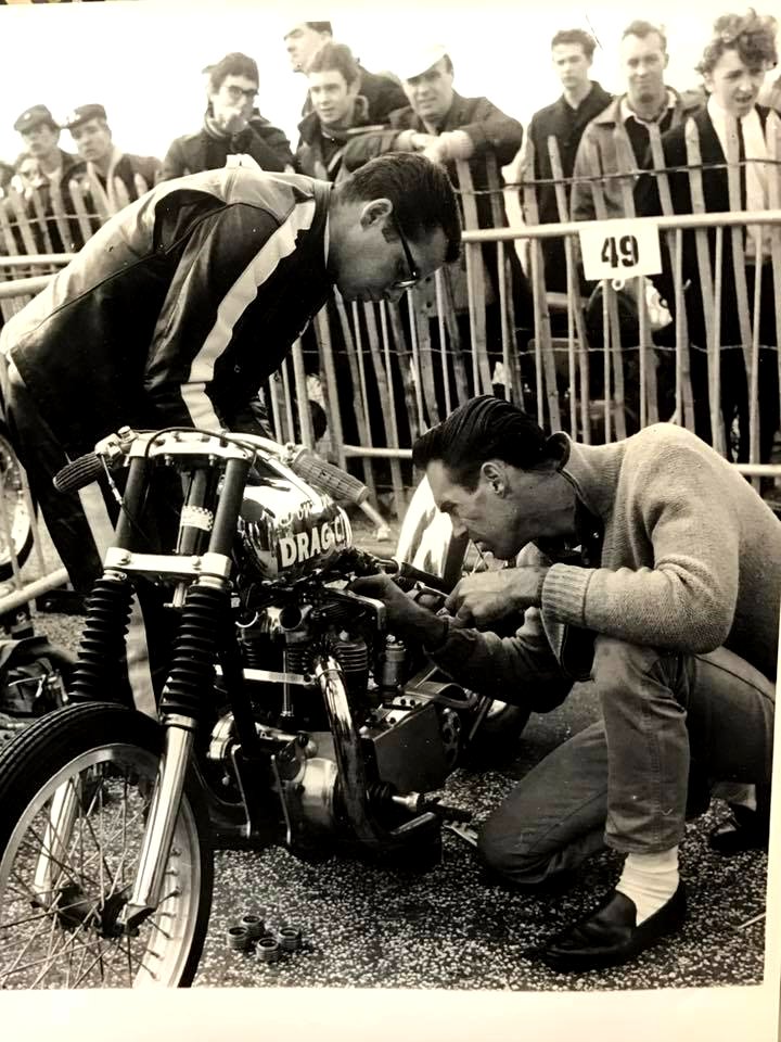 Vintage drag bikes Borris Murray